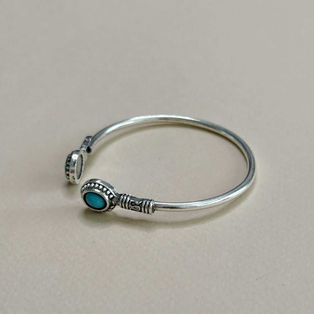 Boho Turquoise Bangle #1768 - Picture 3 of 3